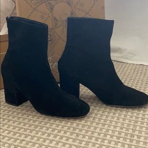Free People Cecile Ankle Boot in Black sz 38